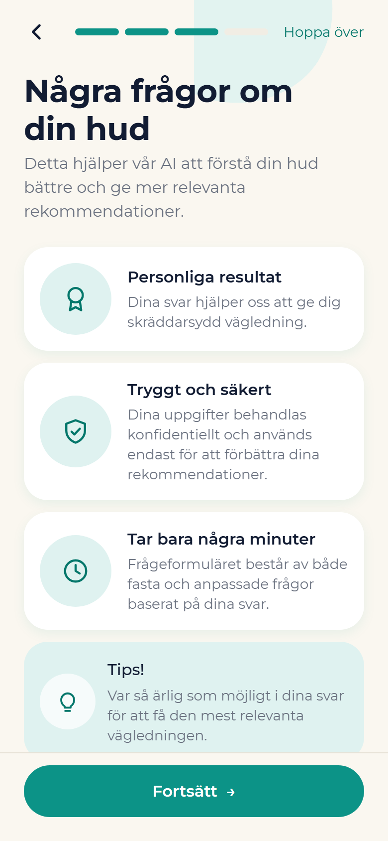 Frågeformulär – introduktion
